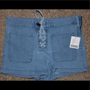 Urban Outfitters Cloth Tie Up Shorts